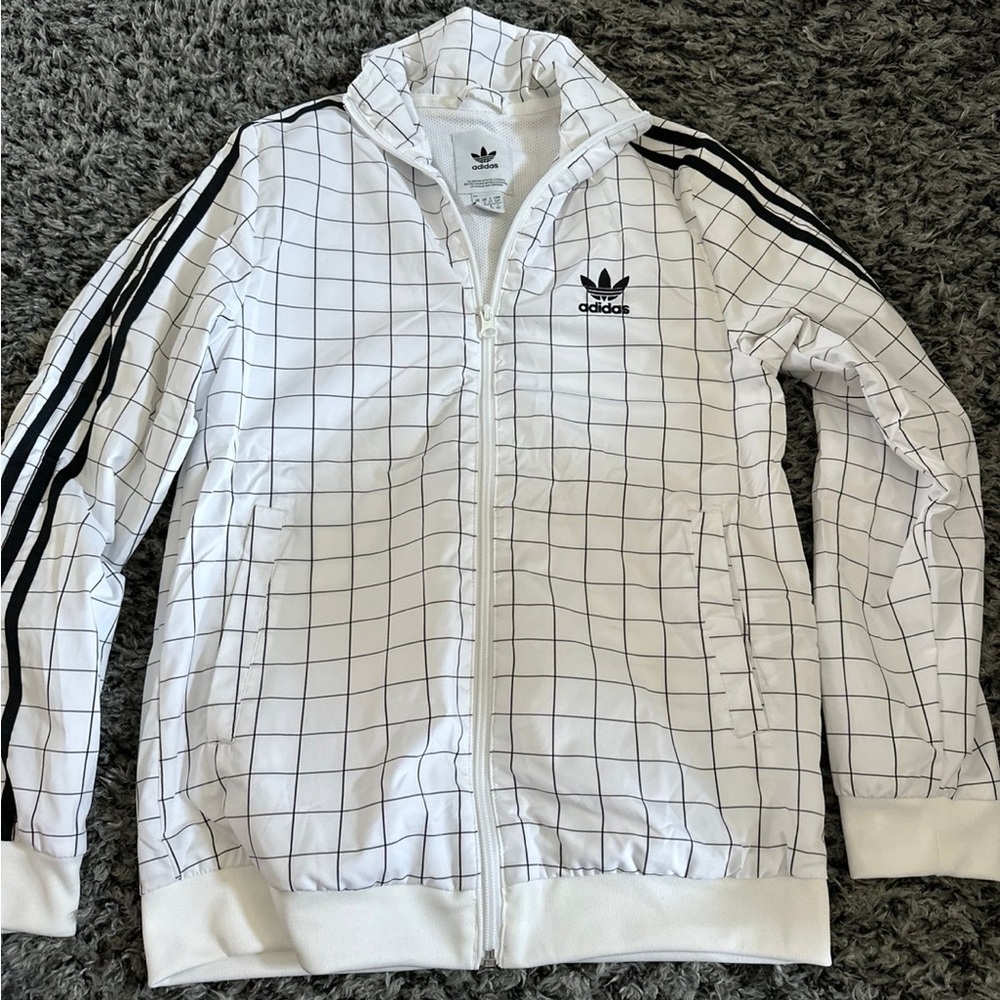 Adidas Zip Up Jacket Windbreaker
